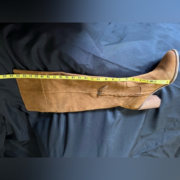 Palisade Chestnut Leather Knee High Boots - Picture 12 of 12